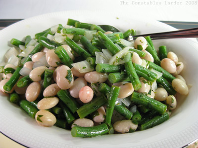 shell beans plated