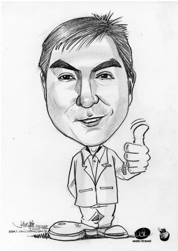 Caricatures Web in Travel 2008 Timothy Oneil