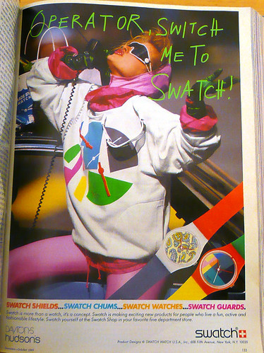 Operator, Switch Me To Swatch August 1985 by LauraMoncur from Flickr