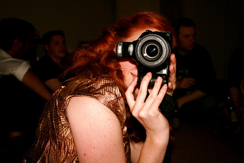 Kat taking a photo of me taking a photo of her taking a photo of me ....