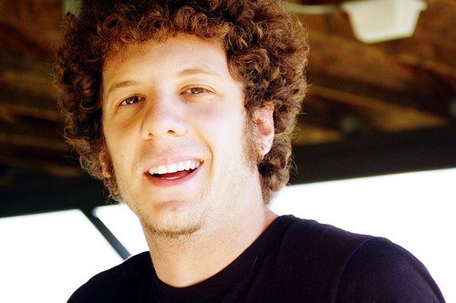 Cousin Sean and his 'fro.
