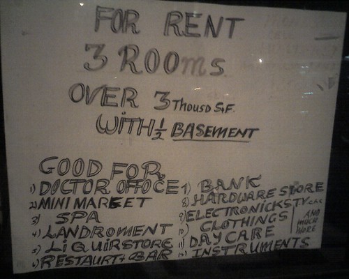 For Rent, Three Rooms