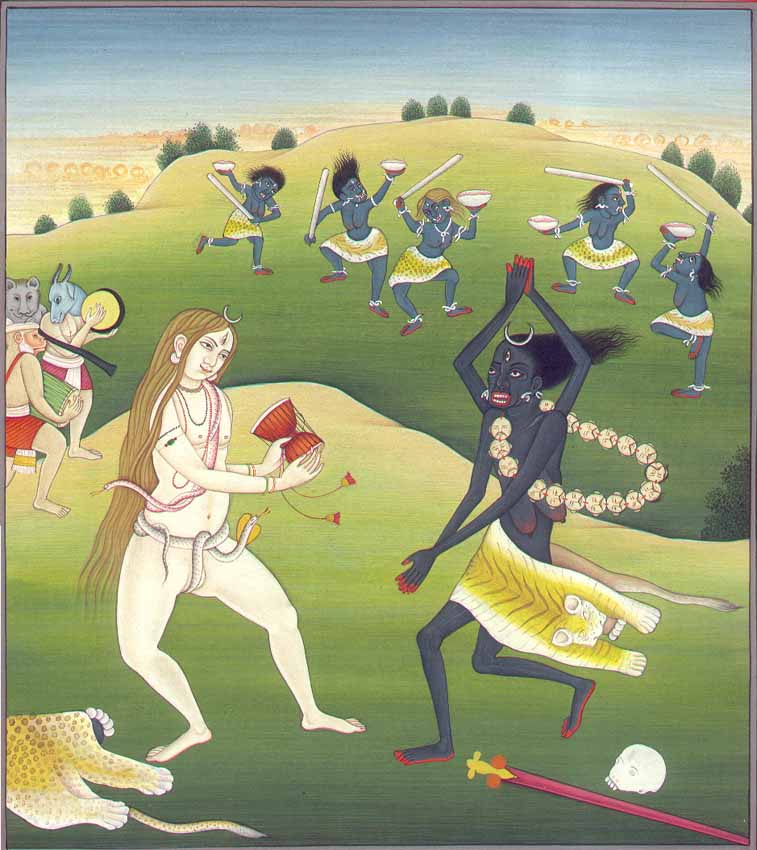 Dance of Shiva and Kali