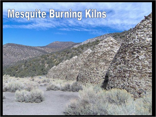 Kilns (built originally in 1867, restored in 1971) used to slow-burn wood down to charcoal. The charcoal was then used for smelting and ore extraction in the many mines of Death Valley.