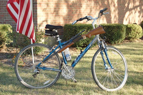 Russ's dad's gun bike