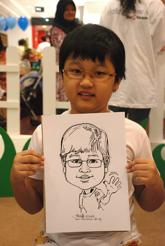caricature live sketching for West Coast Plaza day 2 - 12