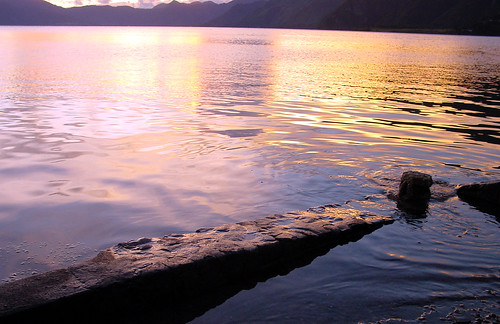 Lake Atitlan at Sunset