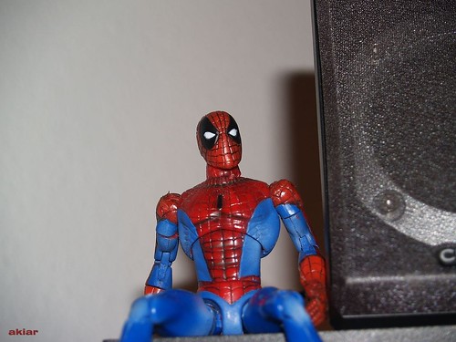 A falta de modelo...bien vale don Spiderman.