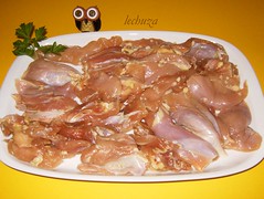 Pollo parmesano-crudo