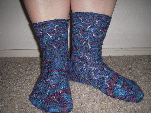 Waving Lace Socks