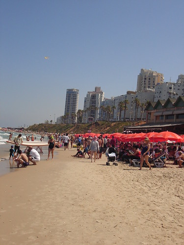 Beach just outside Tel Aviv