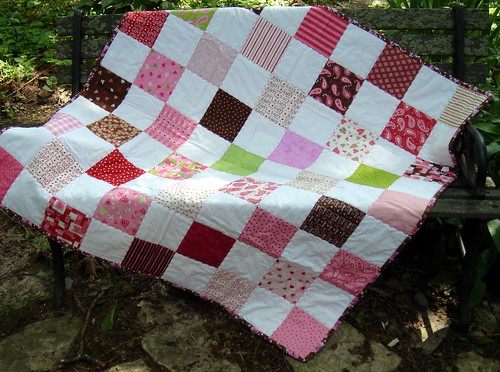 love patchwork quilt