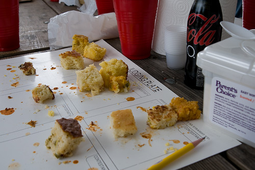 Cornbread Remants From The Miller Lite Chili Cook-Off