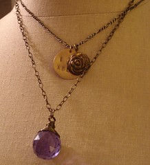 i am abloom + jen's everyday crystal necklace