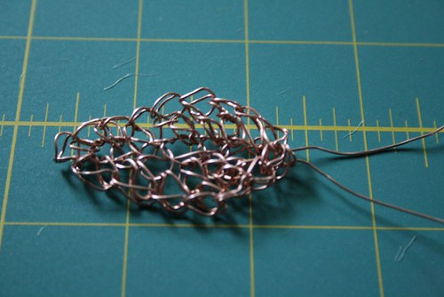 Crochet Metal Leaf :: Step 4