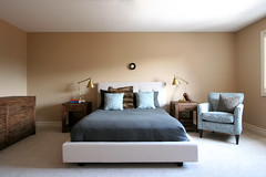 completed bedroom design for young couple
