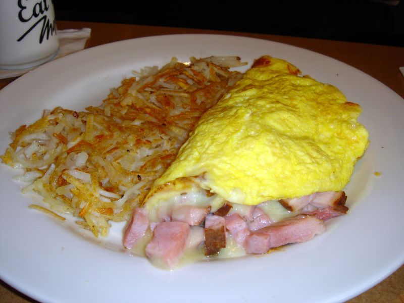 Ham & Four Cheese Omelet