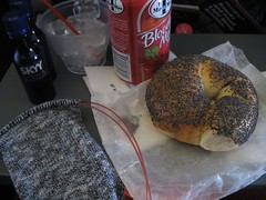 sock and new york bagel 