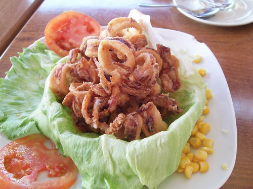 fried calamari across the street from the hypermarket