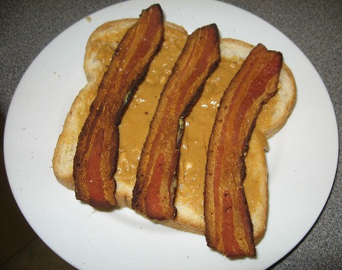 Peanut Butter and Bacon sandwich