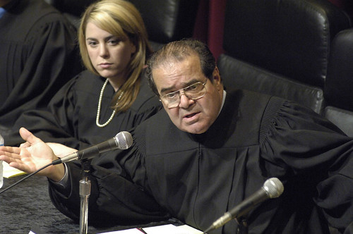 Image of stupid Supreme Court Justice Scalia