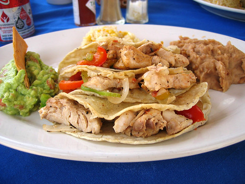 Fish tacos at Hotel Lagunita