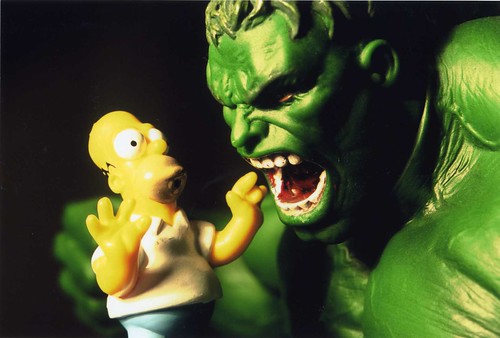 Barack H</p></blockquote> <p>ussein Simpson vs The Incredible Green Hulk