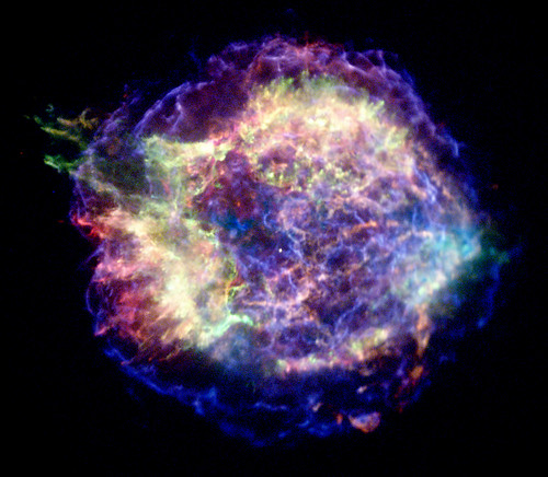 Cassiopeia A: Chandra Discovers Relativistic Pinball Machine