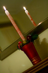 The advent candle