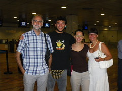 Jordi (mi padre), Anaïs (mi hermana), Pepa (mi madre) y yo
