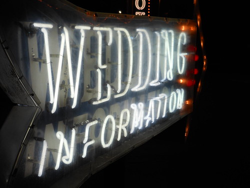 Wedding Information Neon