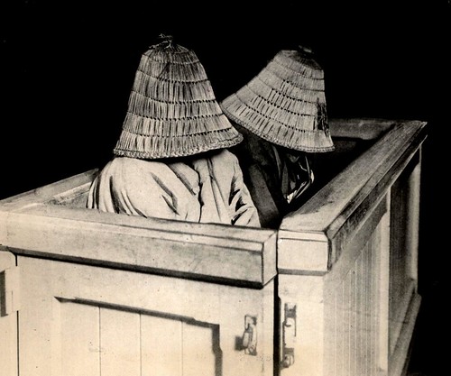 GEISHA GIRLS GONE BAD ? -- Two Japanese Women Hiding Their Faces in the Docket of a Tokyo Courtroom. by Okinawa Soba