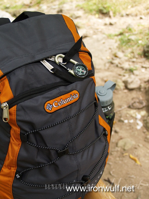 My Columbia Wallowa Pack and Water Bottle on the side