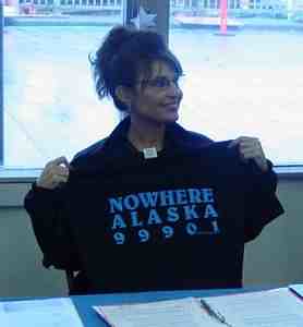 Sarah Palin Nowhere T-shirt
