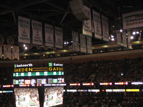 Boston Celtics Raise Banner 17 at Opening Night