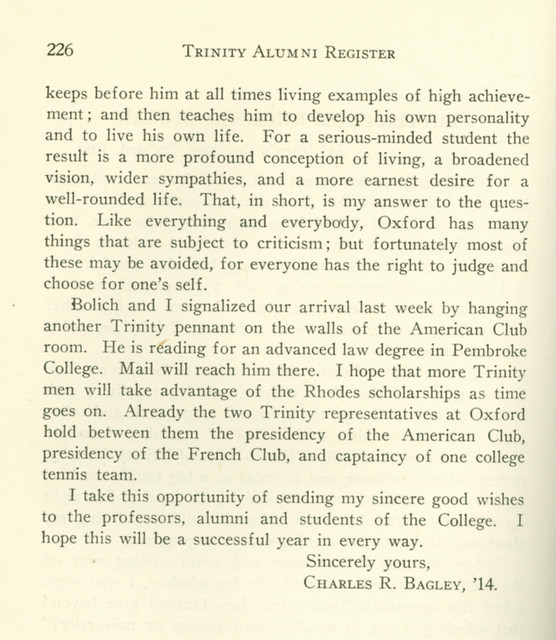 Letter from RHODES SCHOLAR page 2 | Flickr - Photo Sharing!