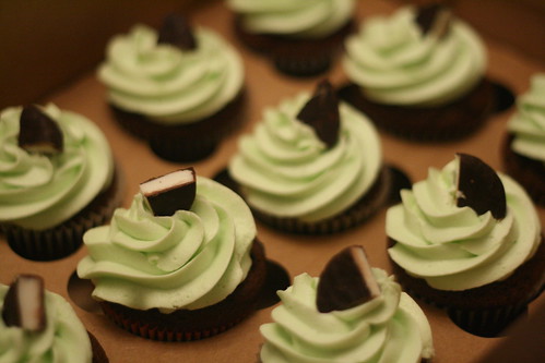 peppermint patty cupcakes