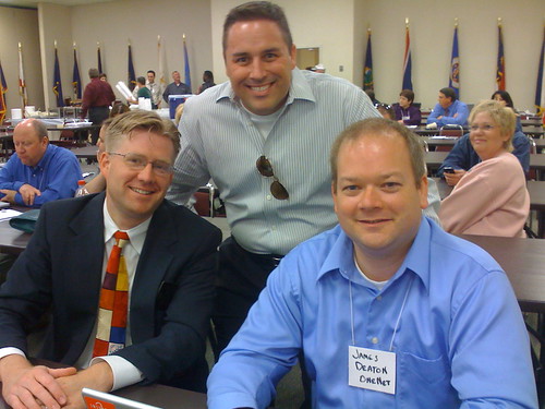 Wes Fryer, Chris Renfrow, and James Deaton at ODLA 2008