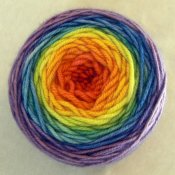 4 oz Gradient Dyed Cashmere Yarn