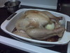 Maple brined turkey 3/4 time to roast more