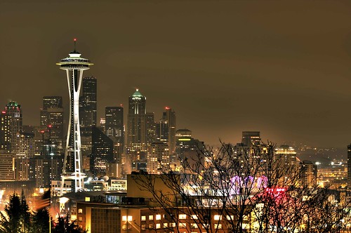 Seattle Skyline at night LR