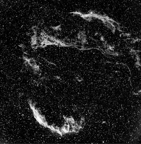 Complete Veil Nebula in Ha