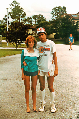 Julie and Boyfriend pose, 1984 by StevenM_61.