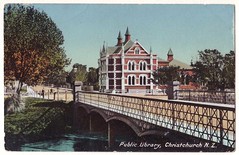 Canterbury Public Library, circa 1903-1907 (before the YMCA was built on the other corner in 1908).