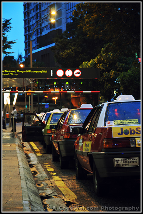 Kuala Lumpur, Malaysia - Taxis