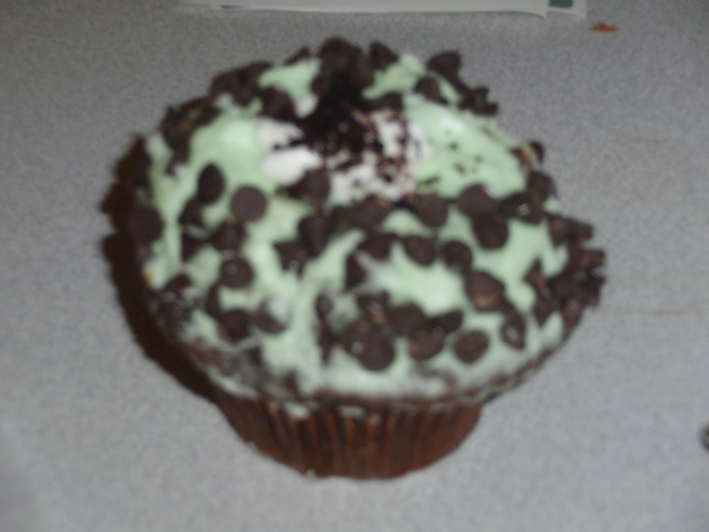 Grasshopper cupcake from Crumbs