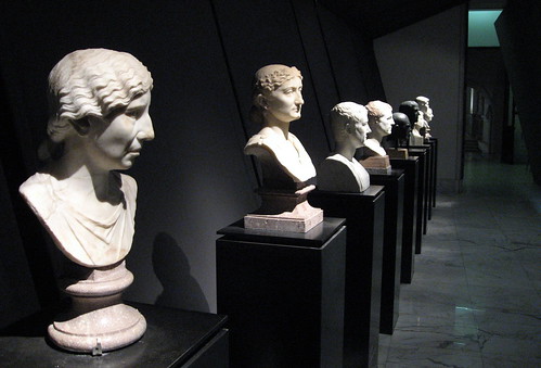 Row of busts