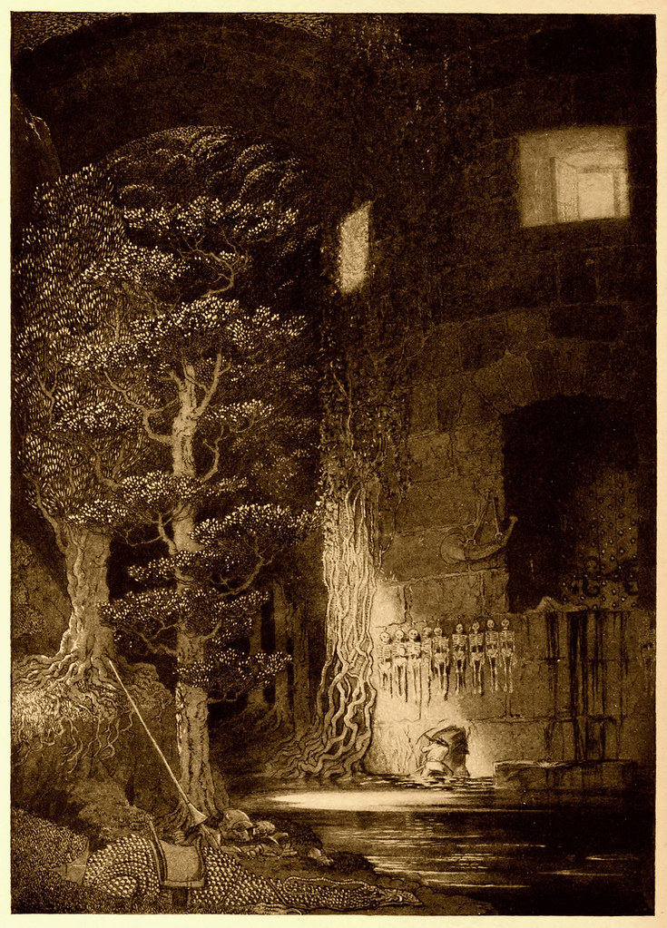 Sidney Sime - There The Gibbelins Lived And Discreditably Fed (1912)