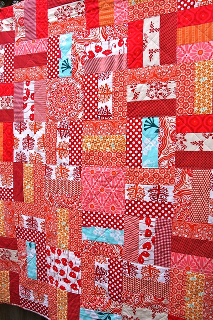 Red quilt