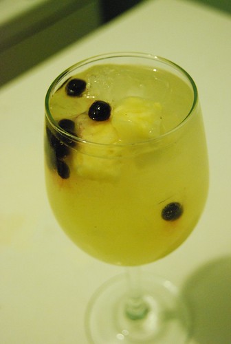 Cocktail with fruit